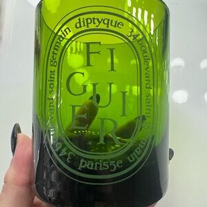 Diptyque FIGUIER Green Glass empty candle jar 300g